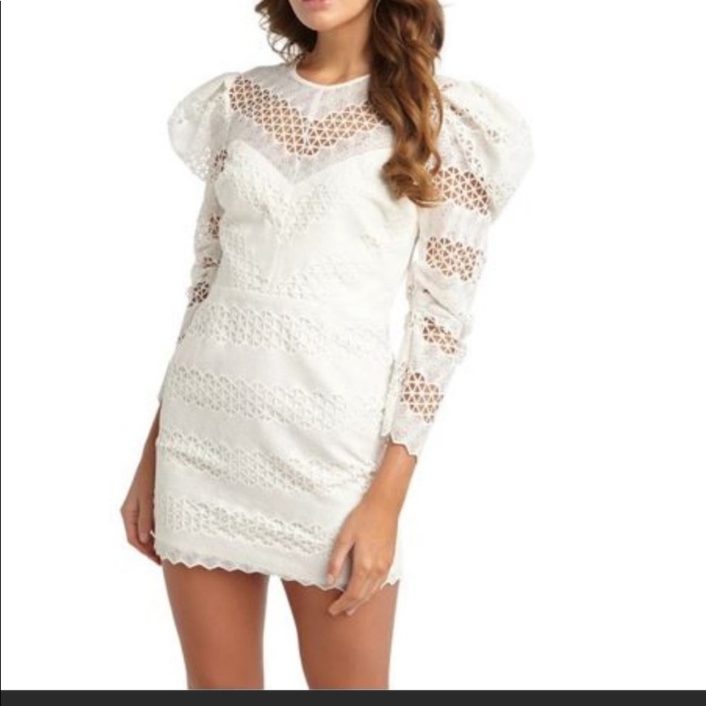 Bardot Lace Dress